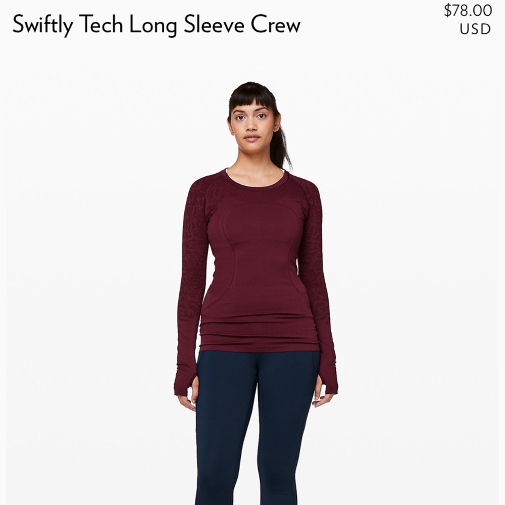 Lululemon long sleeve crew